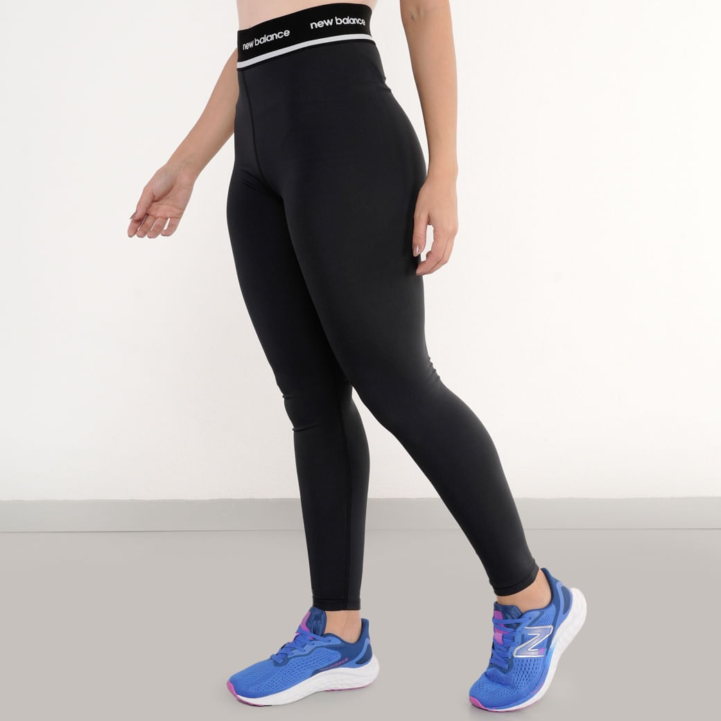 New Balance Legging WP41177B-BK F ESSENTIALS ACTIV Preto. Poliamida -3-